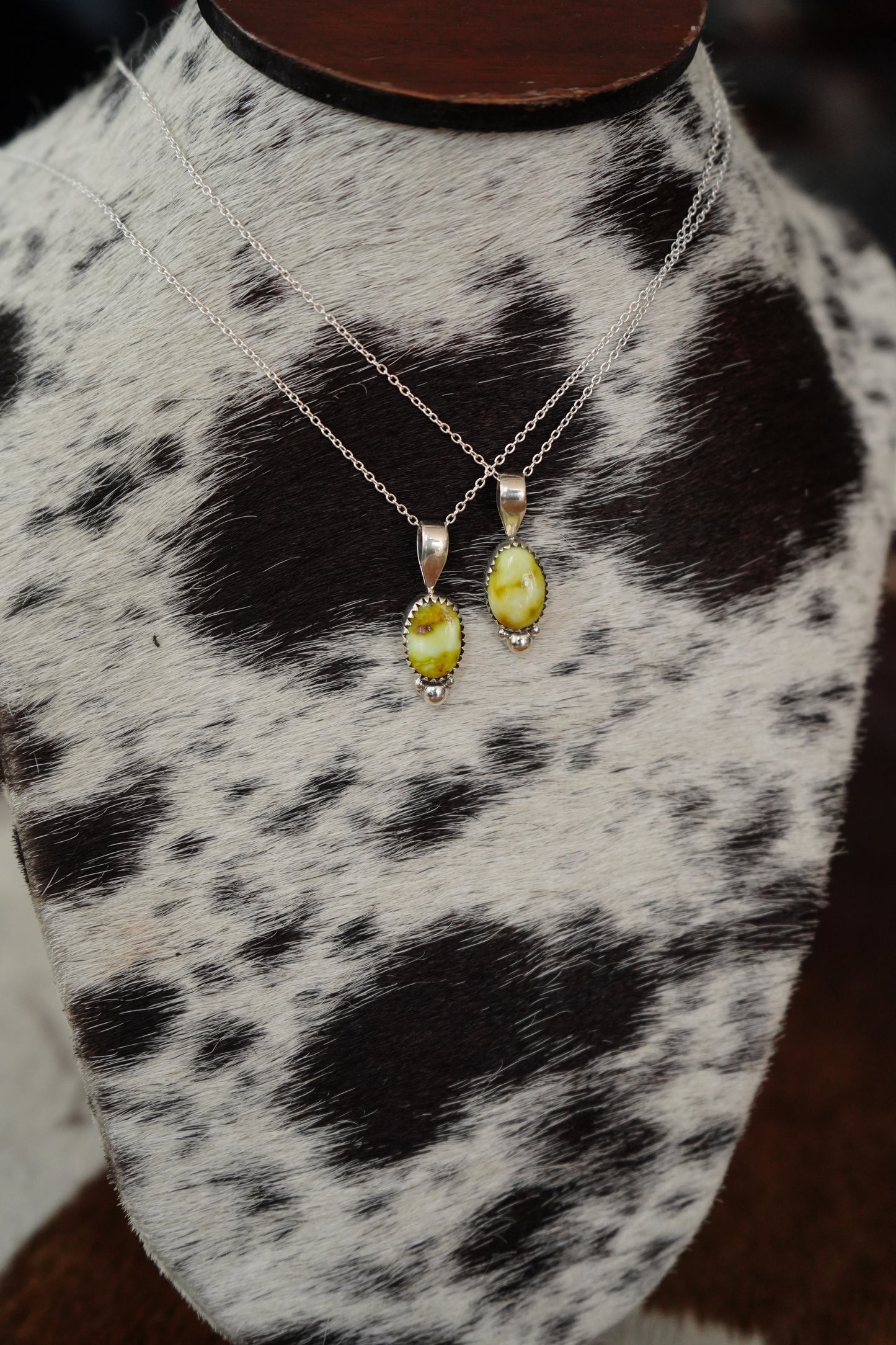 Dainty Single Stone Pendants