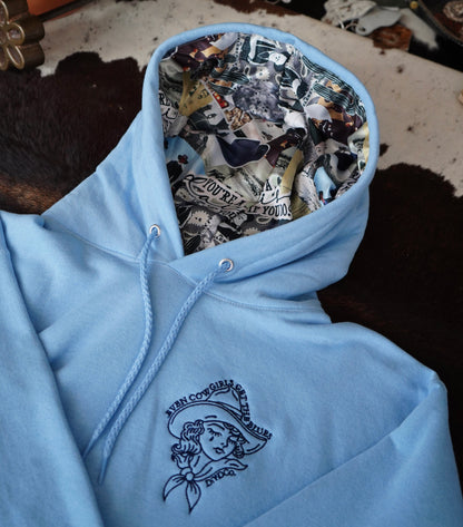 Cowgirls Cry (Sometimes) Unisex Satin Lined Hoodie