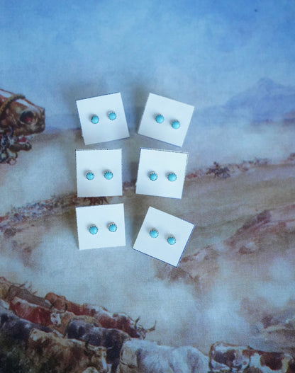 Dainty Daily Turquoise Earrings