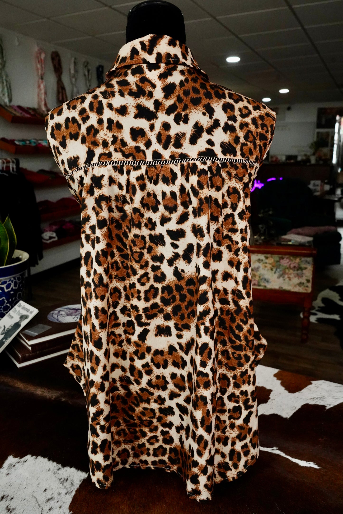 Leopard Lace Button Downs