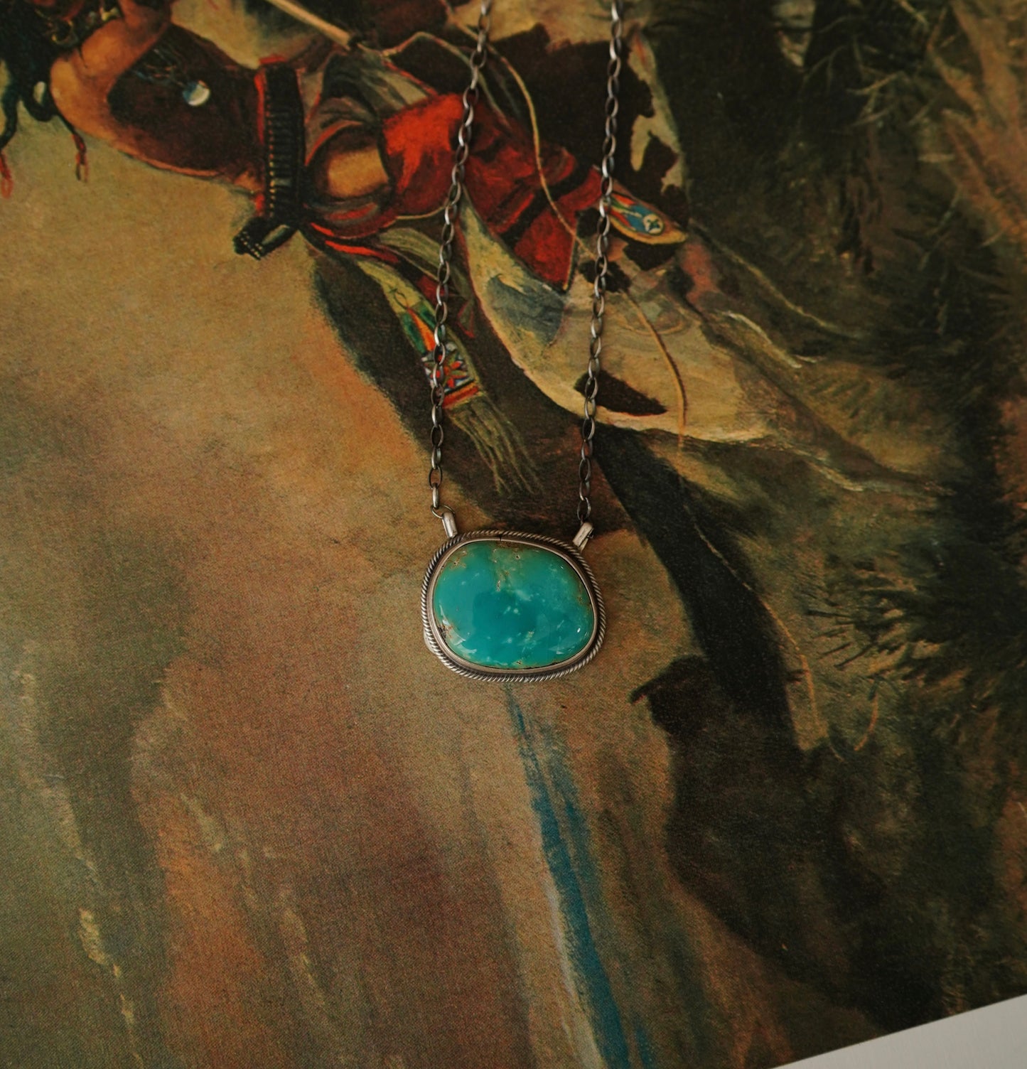 Antionette Martinez Round Turquoise Necklaces