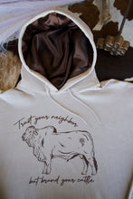 Load image into Gallery viewer, Brand Your Cattle Unisex Satin Lined Hoodie