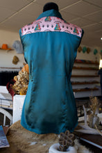 Load image into Gallery viewer, M - Pink Comedian on Teal Button Down