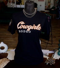 Load image into Gallery viewer, Black - Cowgirl’s Rodeo T- Shirt