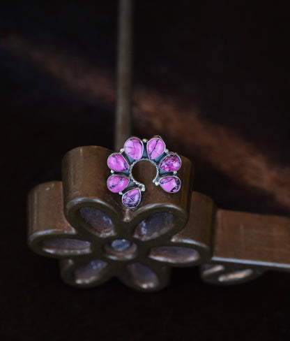 Turquoise Naja Rings - Adj