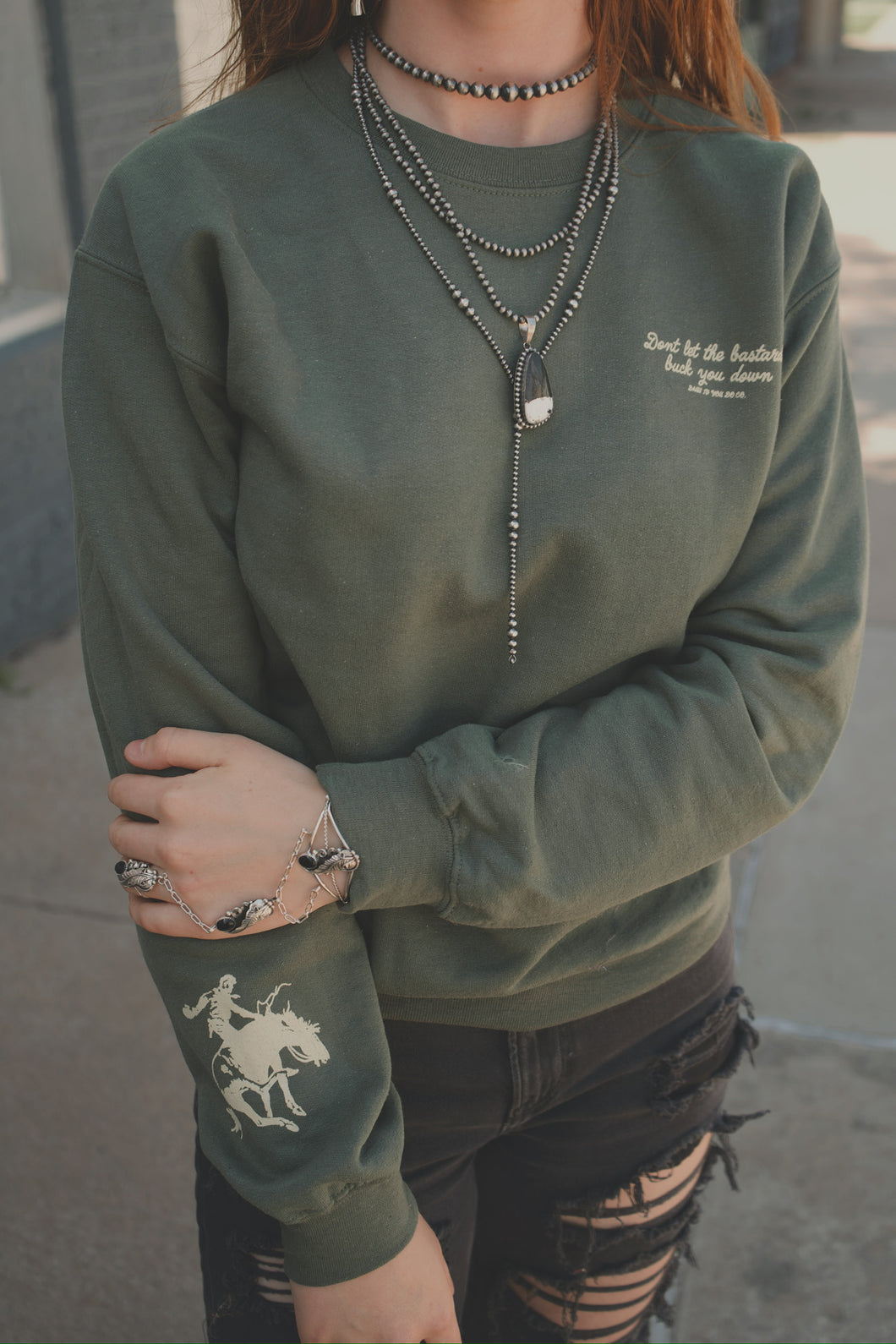 Bucked Down Unisex Crewneck