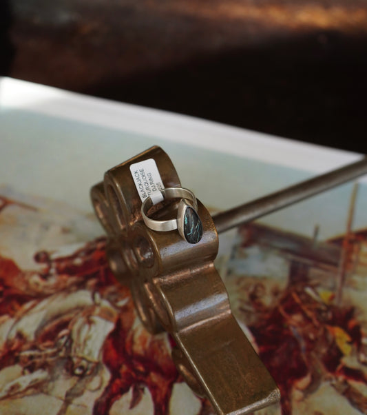 Scott Skeets Teardrop Blackjack Ring - Adj