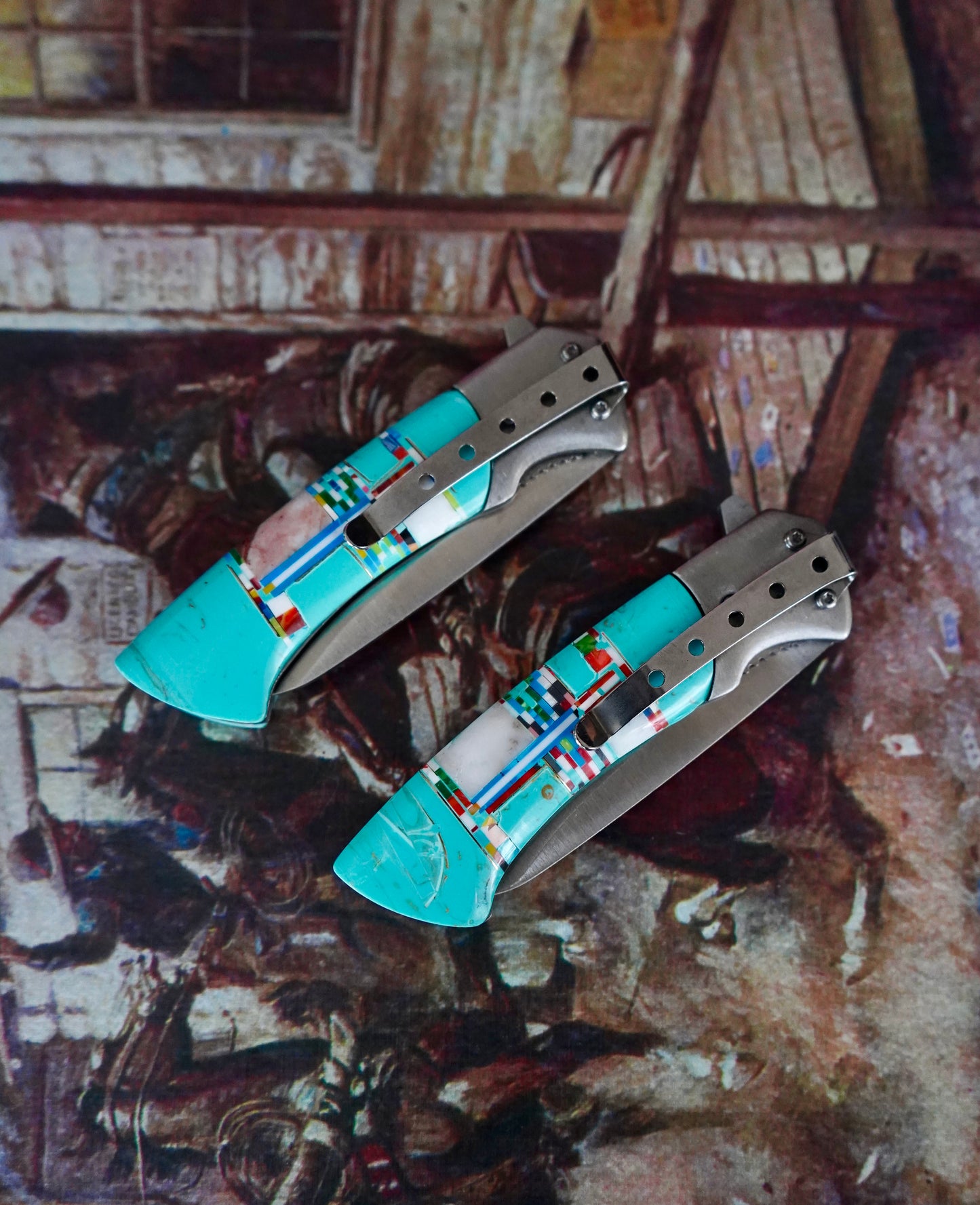 Turquoise Knives