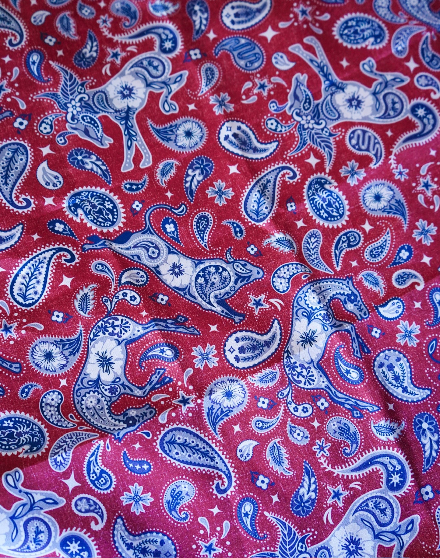 Patriotic Paisley Buckers Wild Rag