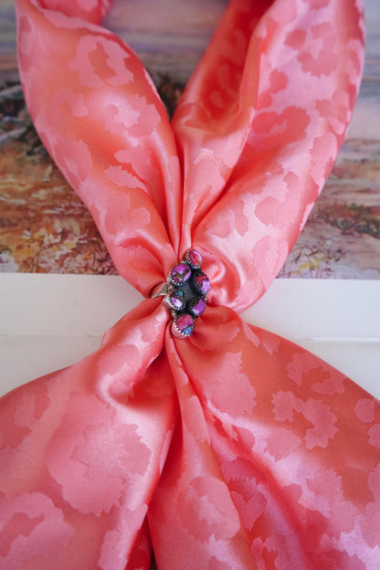 Large Jacquard Cheetah DS Wild Rags