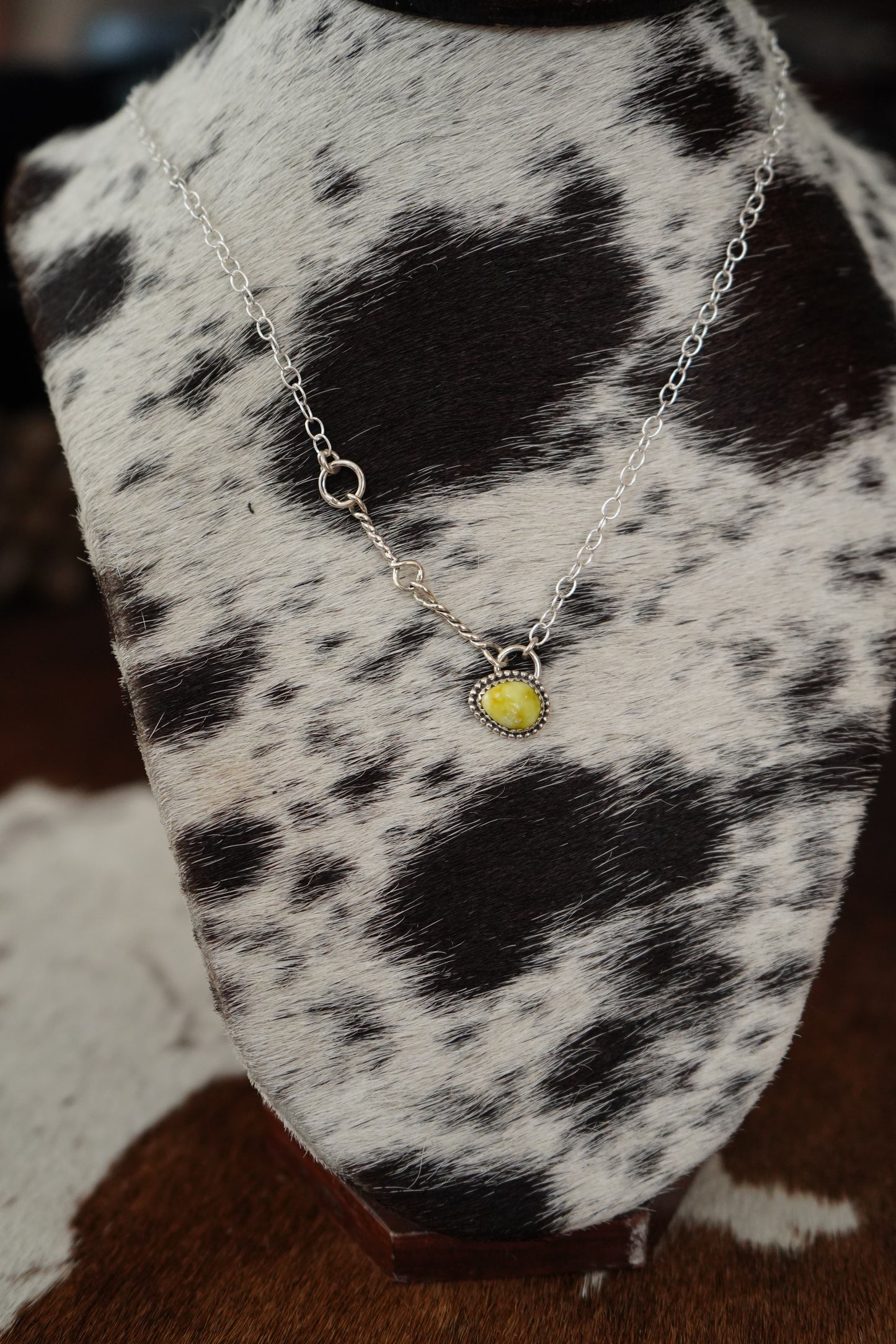 Dainty Stone & Snaffle Bit Necklaces
