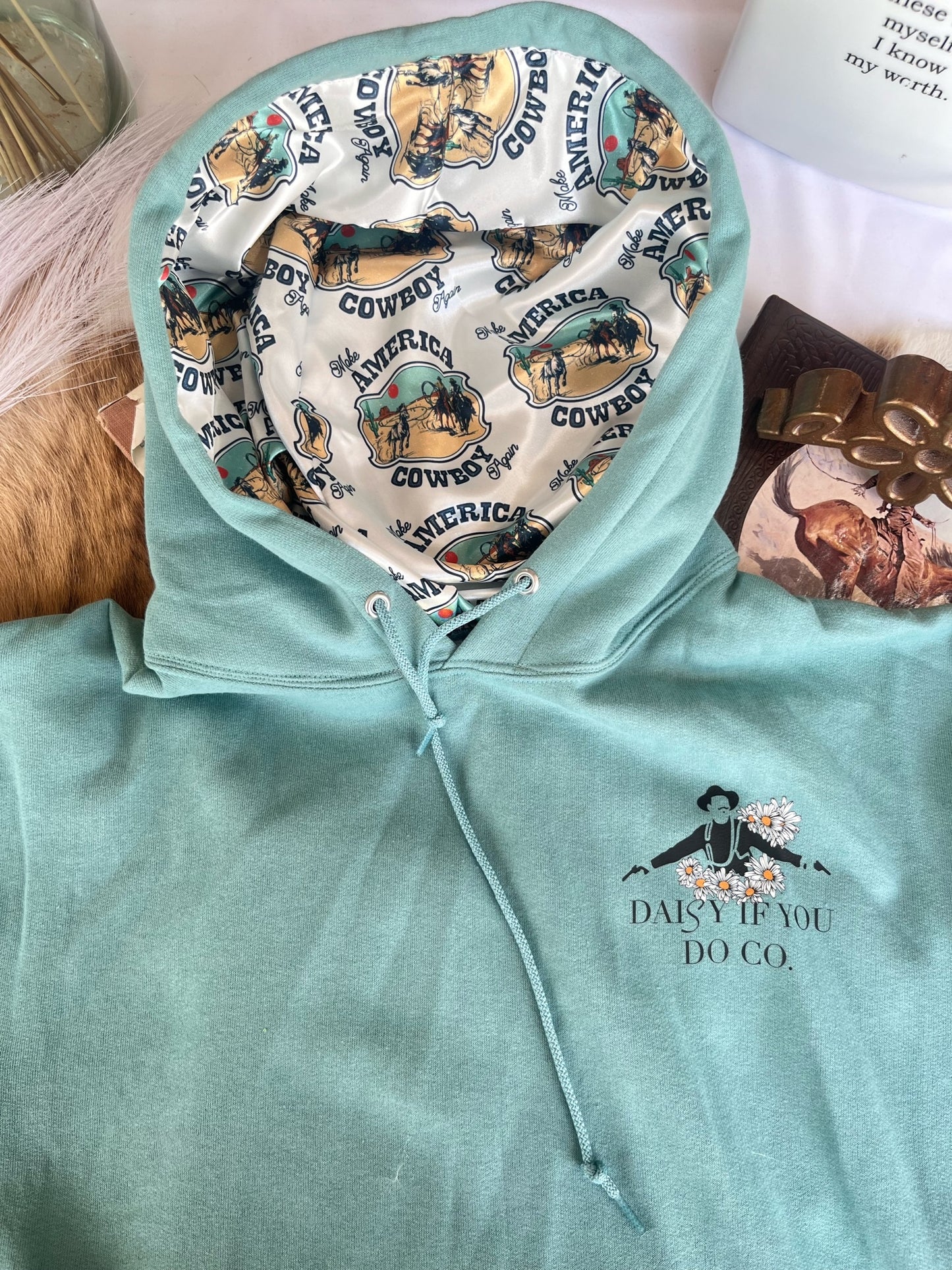 Satin Lined Western Hoodies - DiYDCo ORIGINALS