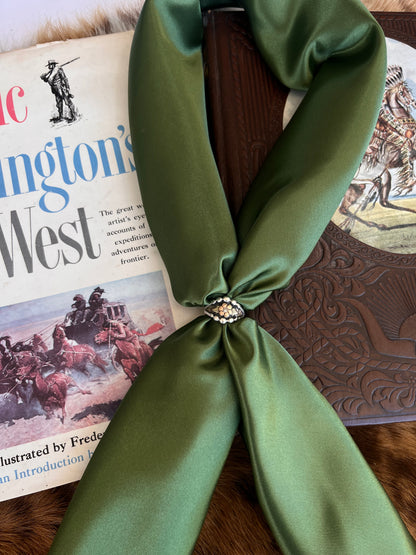 Olive Solid Wild Rag