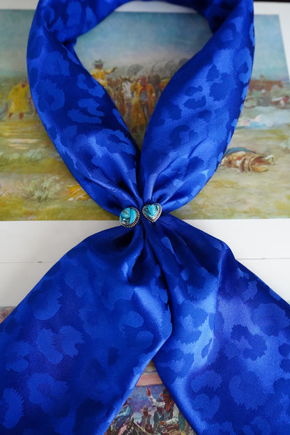 Large Jacquard Cheetah DS Wild Rags