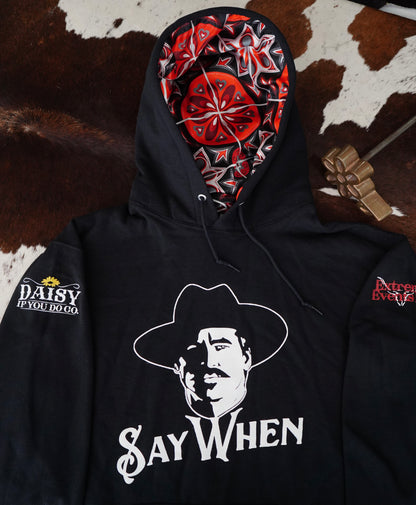 Say When Satin Lined Hooded Sweatshirts