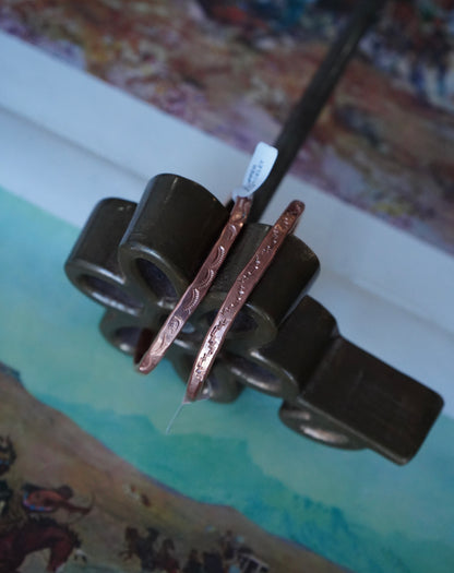 Yolanda Skeets Copper Cuffs