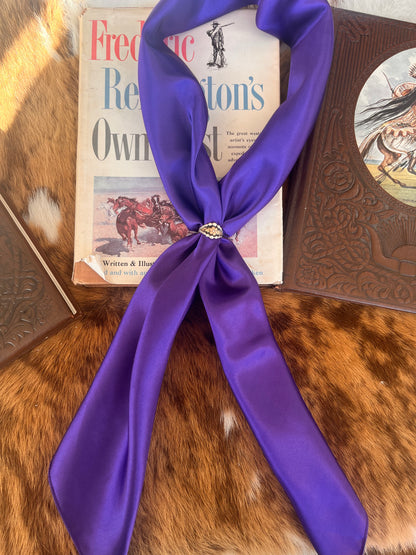 Purple Solid Wild Rag