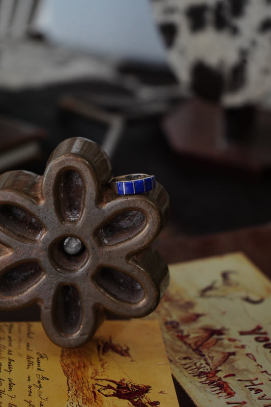 Vintage Lapis Lazuli Ring - Sz 6.75