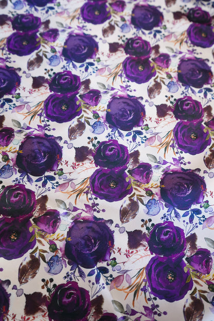 Plum Roses Wild Rag