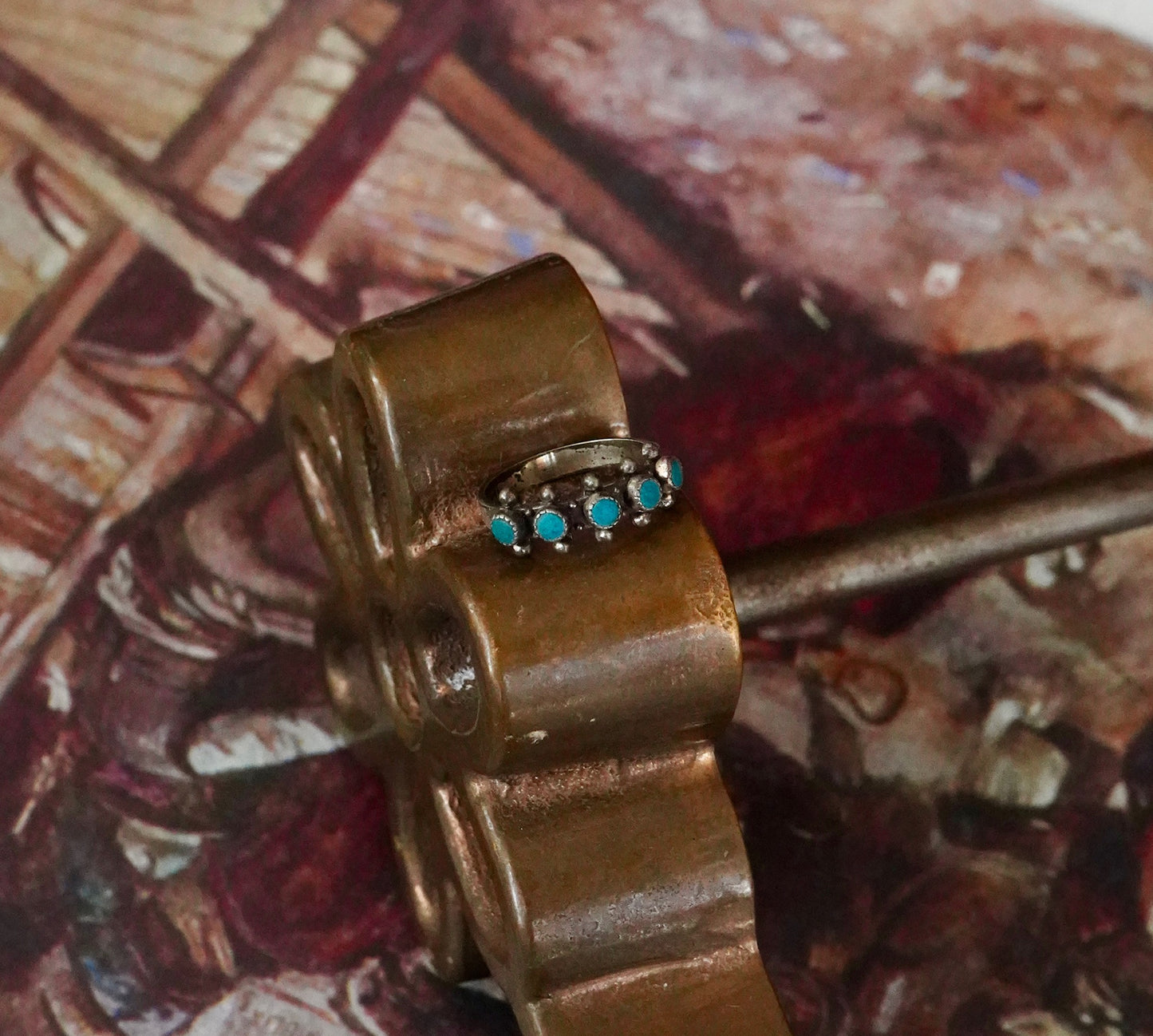 Vintage Zuni Turquoise Rings