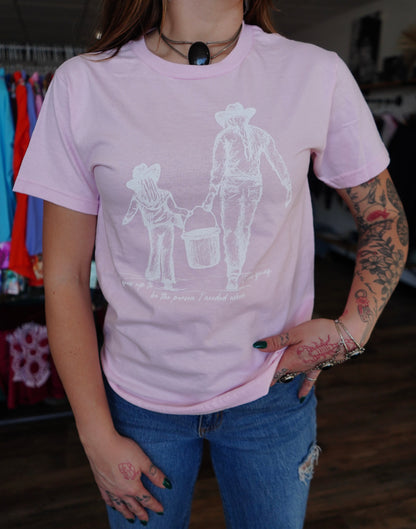 Grew Up - American Apparel Unisex Heavyweight Cotton T-Shirt