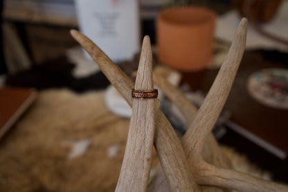 Copper Cigar Band Rings