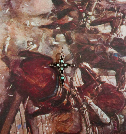 Vintage Double Sided Cross Pendant