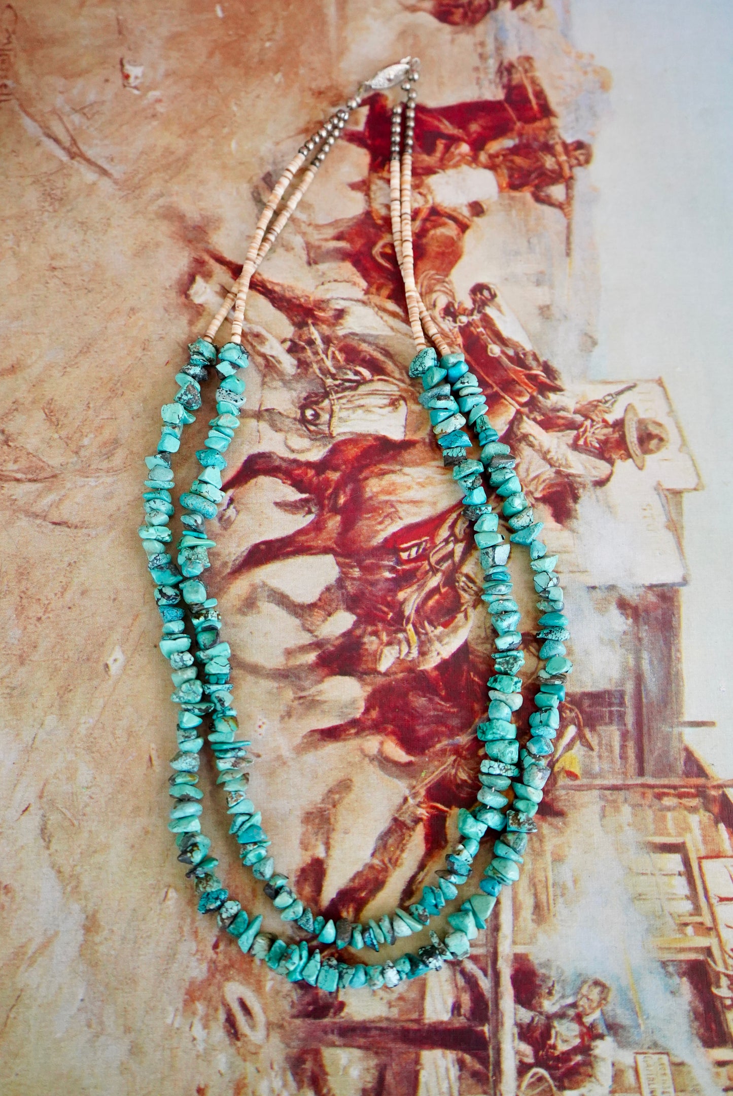 Vintage Turquoise Chip Necklaces