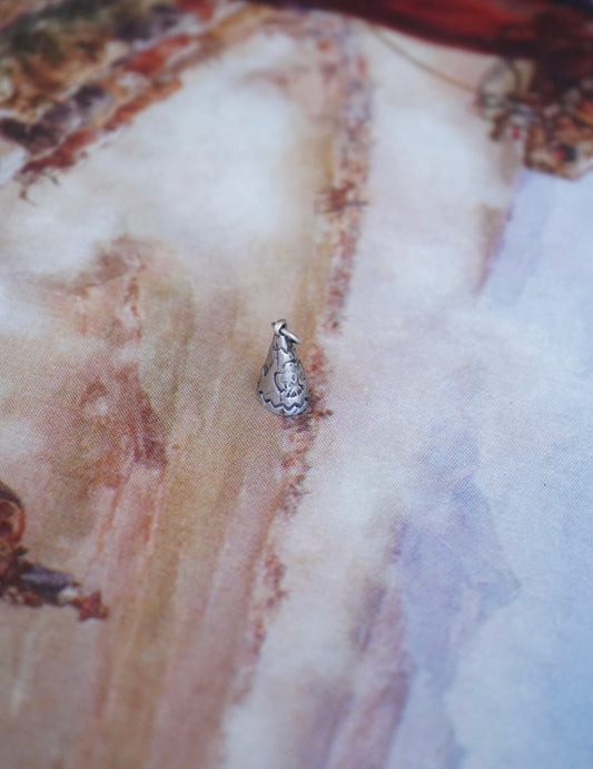 Vintage Stamped Teepee Pendant
