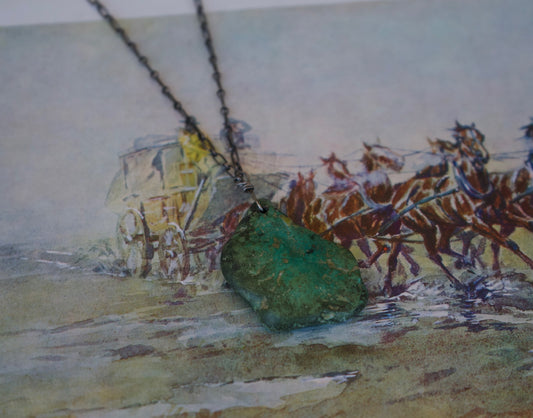 70s Vintage Turquoise Nugget Necklace