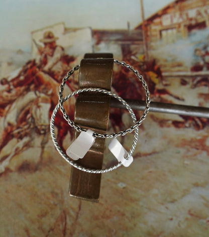 Caroline Tsosie Sterling Silver Bangles