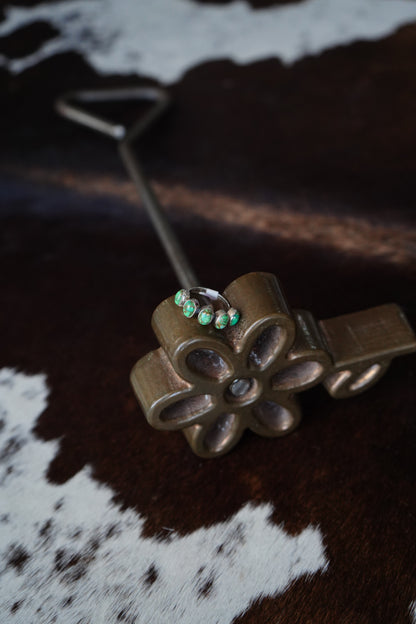 5 Stone Green Dahlia - Sz 7