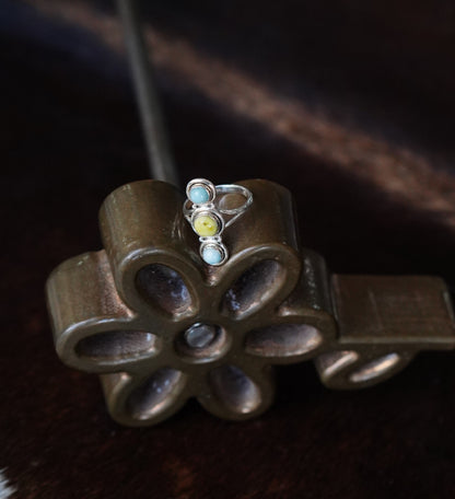 2 Stone Palomino w/ Golden Hills Ring