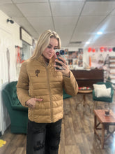 Load image into Gallery viewer, Daisy Gang Light Tan Puffer Jacket