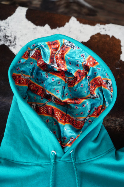 Daisy Branded Satin Lined Hoodies