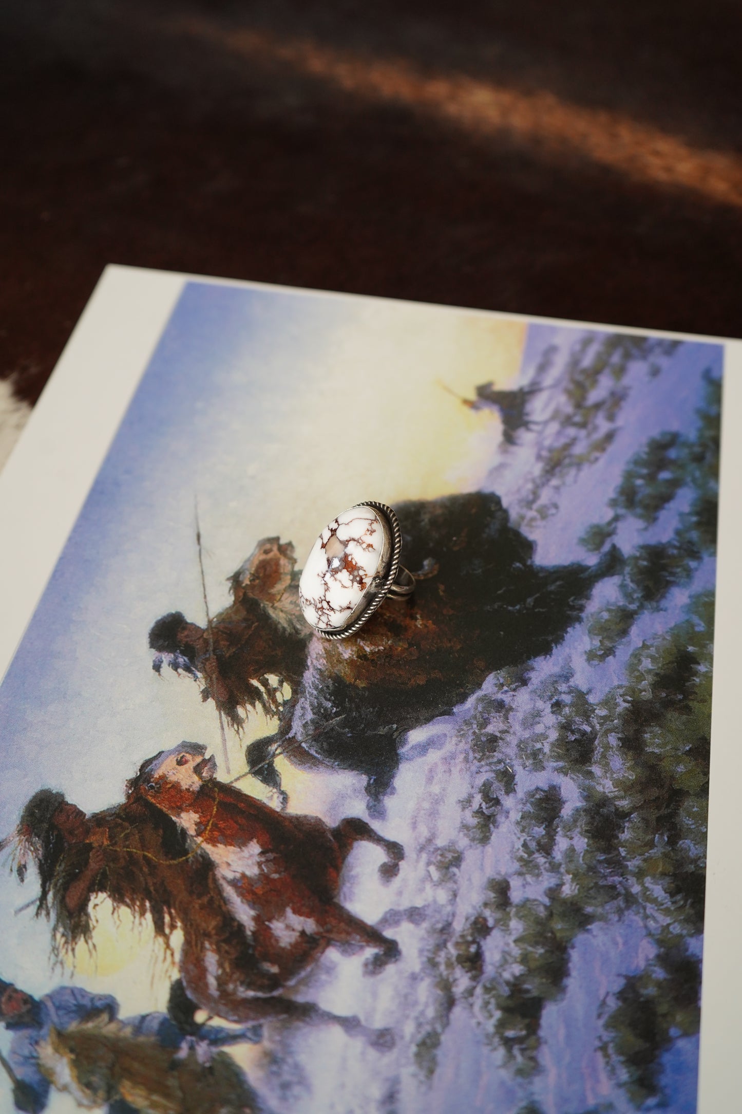 Tia Long Wild Horse Ring - Adj