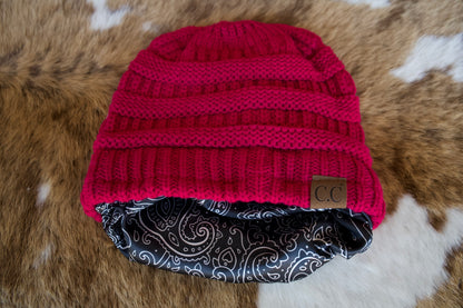 Adult Satin Lined Beanies