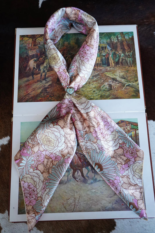 DiYDCo Line - Pastel Daisy Floral Wild Rag
