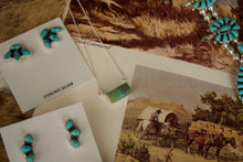 Load image into Gallery viewer, Dainty Turquoise Bar Necklace