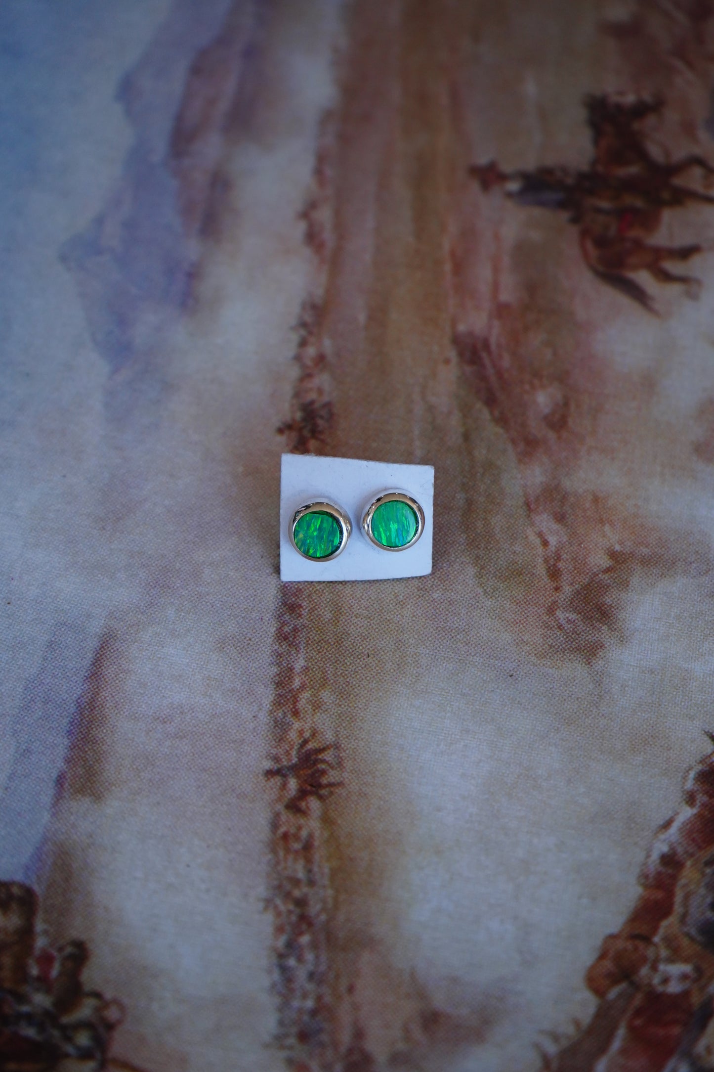 Daily Opal Stud Earrings