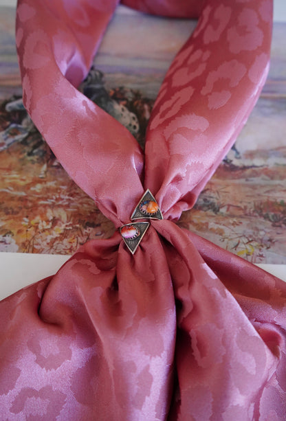 Large Jacquard Cheetah DS Wild Rags