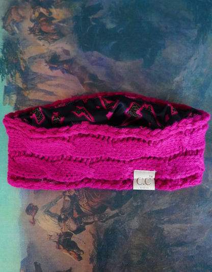 Satin Lined Winter Headbands