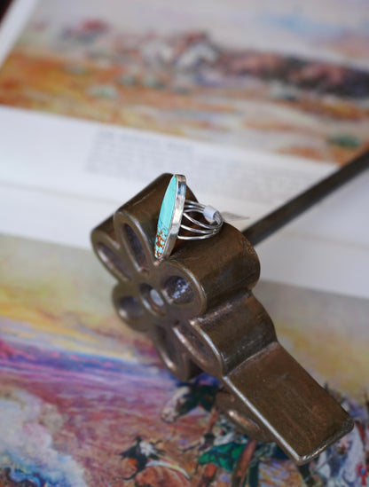 Harold Smith Turquoise Ring - Sz 7