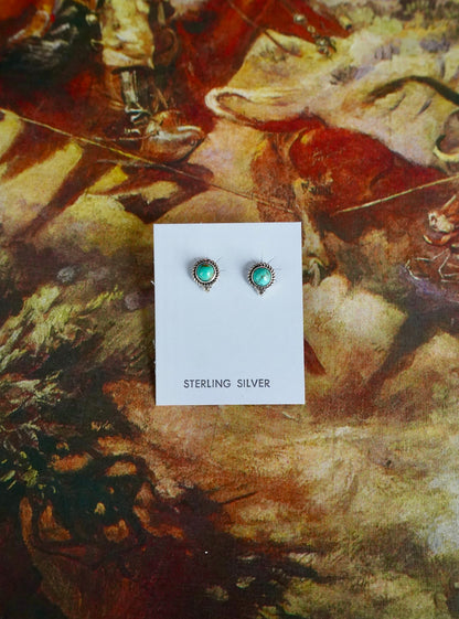Dainty Daily Turquoise Earrings