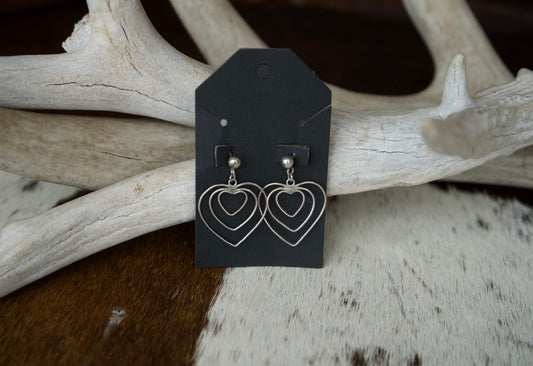 Sterling Silver Post Hoops