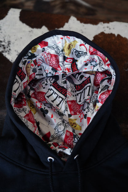 Daisy Branded Satin Lined Hoodies