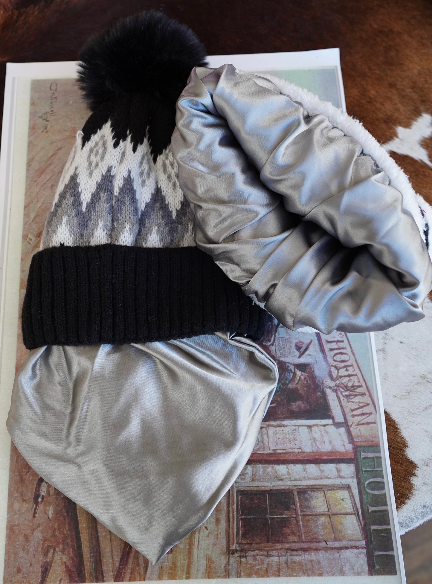 Satin Lined Neck Warmer & Beanie Sets