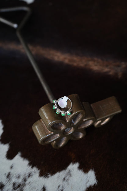 5 Stone Green Dahlia - Sz 7