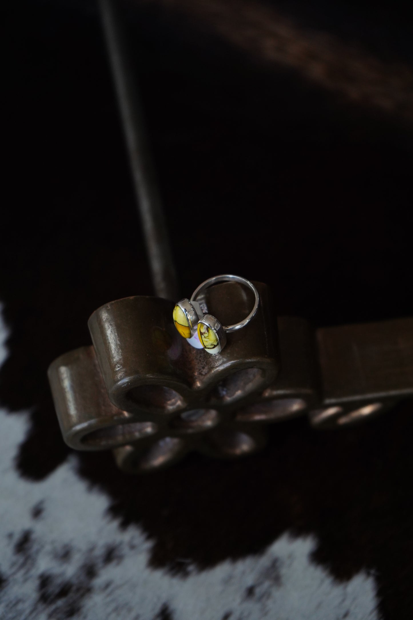 Honey Dahlia Rings - Adjustable