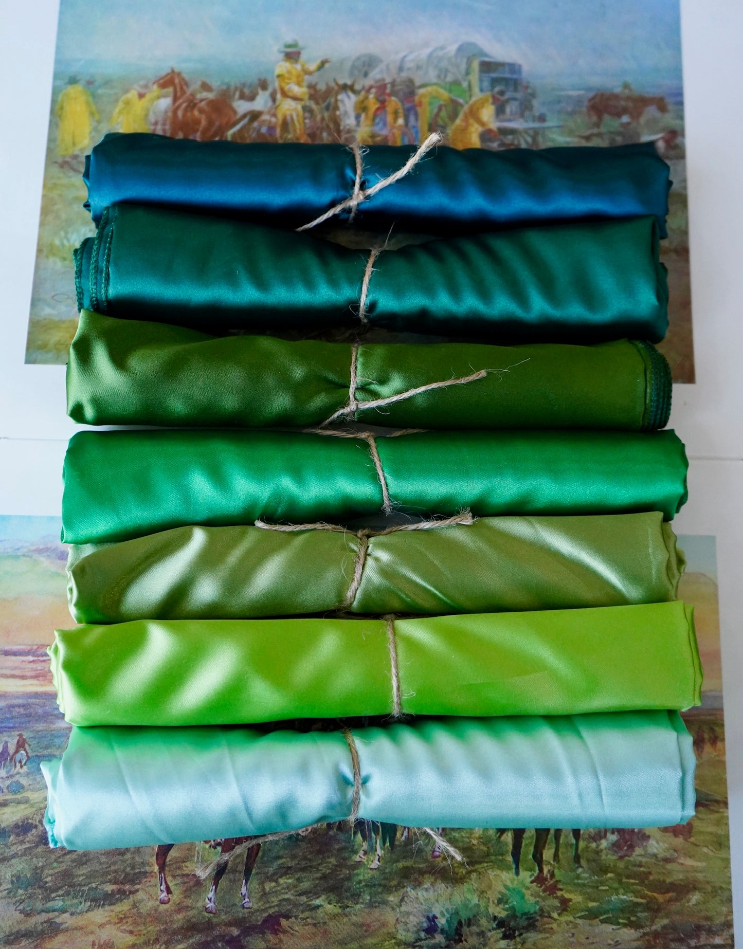 Green Solid Wild Rags